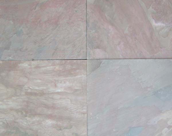 Lime Pink Sawn edges and Natural surface