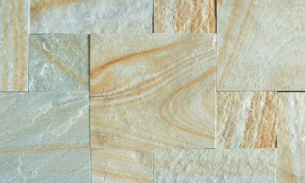 Himachal Yellow Sawn Edges and Natural Surface Tiles