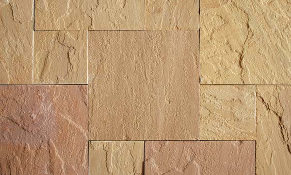 Golden leaf Sawn tiles