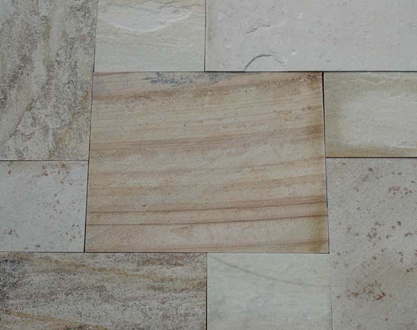 Mint Fossil Sawn edges and brushed surface
